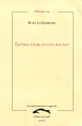 LETTRES A KARL ET LUIS KAUTSKY