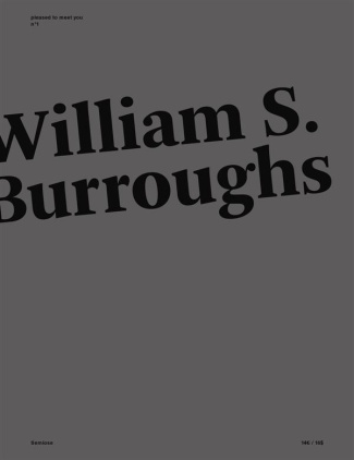 William S. Burroughs N° 1, juin 2016