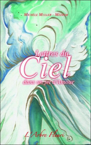 Lettres du ciel dans un jet d'amour