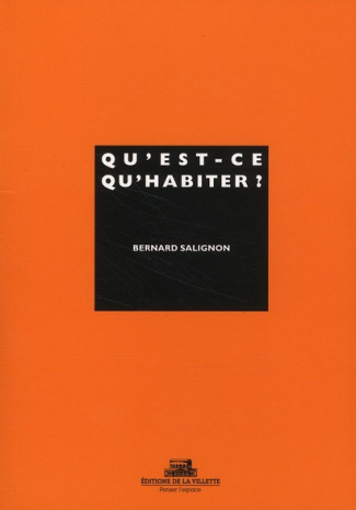 Qu'est-ce qu'habiter ?