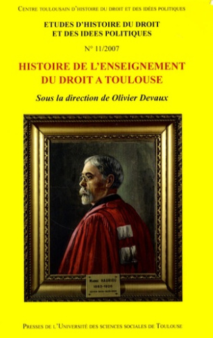 HISTOIRE DE L ENSEIGNEMENT DU DROIT A TOULOUSE