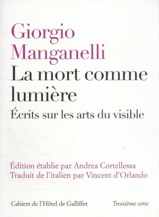 La mort comme lumière. Ecrits sur les arts du visible