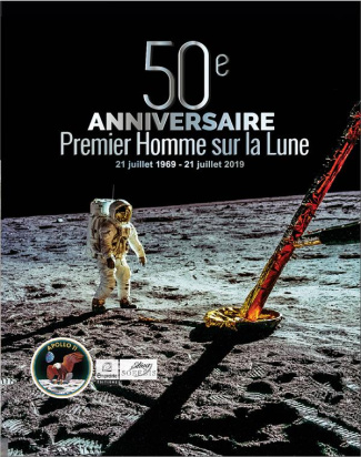50e anniversaire. Premier Homme sur la Lune