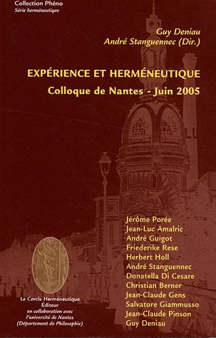 EXPERIENCE ET HERMENEUTIQUE