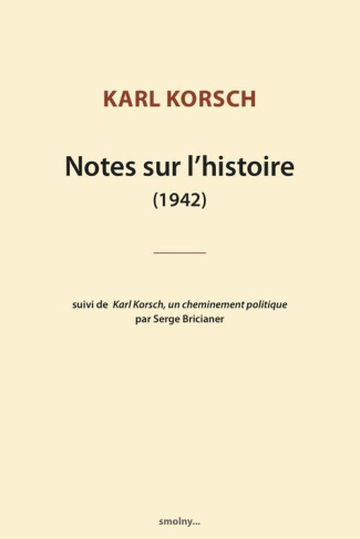 Notes sur l'histoire (1942)