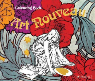 Coloring Book Art Nouveau /anglais