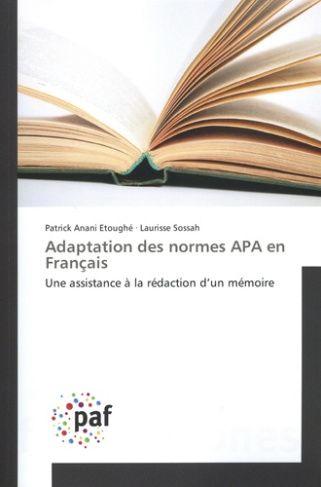 Adaptation des normes APA en français IAD