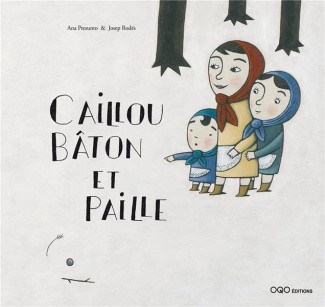 Caillou bâton et paille