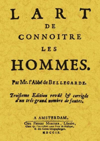 L'art de connoitre les hommes