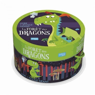 Le dragon. Livre et puzzle de 100 pièces