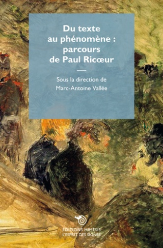Du texte au phénomène : parcours de Paul Ricoeur