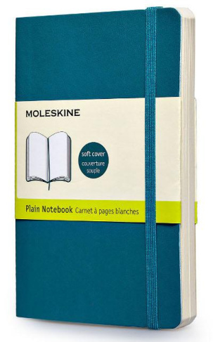 CARNET BLEU SOUS MARIN COUV. SOUPLE POCHE PAG BLANCHE