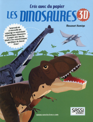 Crée avec du papier les dinosaures 3D