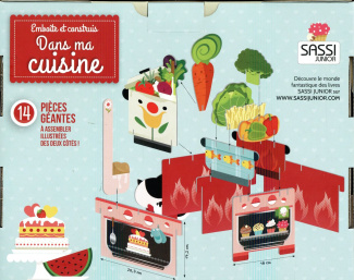 Emboîte et construit - Dans ma cuisine. Livre plus puzzle 3D géant