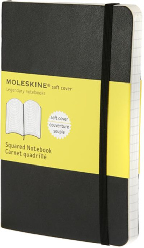 Carnet quadrillé - Couverture souple - Petit