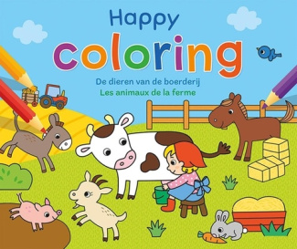 Happy coloring - Les animaux de la ferme