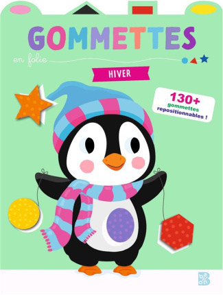 Hiver. Plus de 140 gommettes repositionnables !