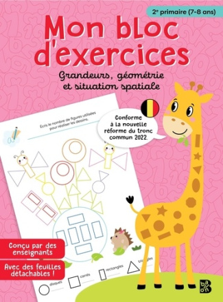 2ème primaire maths : grandeur, géométrie et situation spatiale
