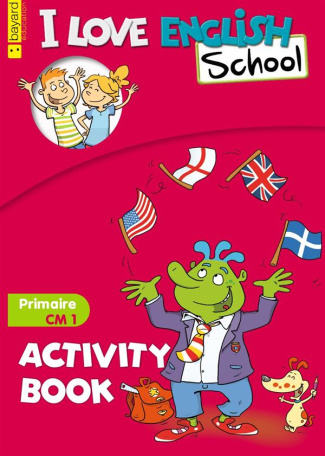 I love English school activity book CM1
