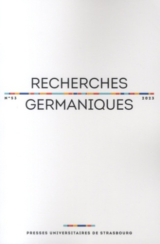 Recherches germaniques N° 53/2023