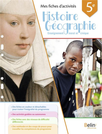 Histoire Géographie EMC 5e. Mes fiches d'activités, Edition 2022