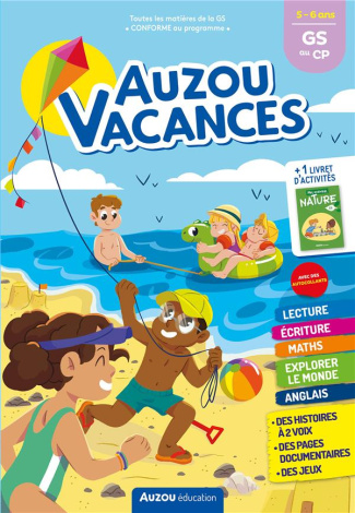 Auzou vacances de la GS au CP. Edition 2022
