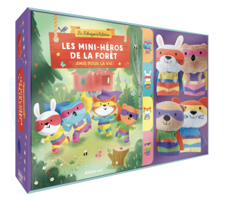 COFFRET MARIONNETTES A DOIGTS - LES MINI-HEROS DE LA FORET