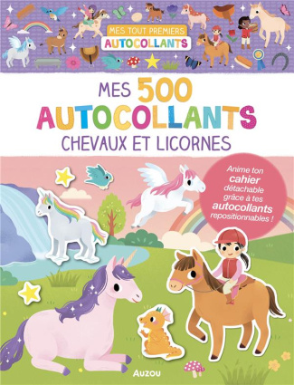 Mes 500 autocollants chevaux et licornes