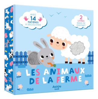 Les animaux de la ferme. Coffret en 2 volumes : Les animaux de la ferme ; Les animaux du pré. Avec 1