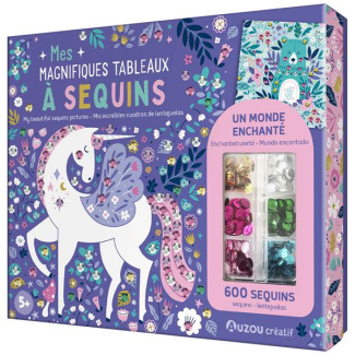 100 % créa - mes magnifiques tableaux à sequins