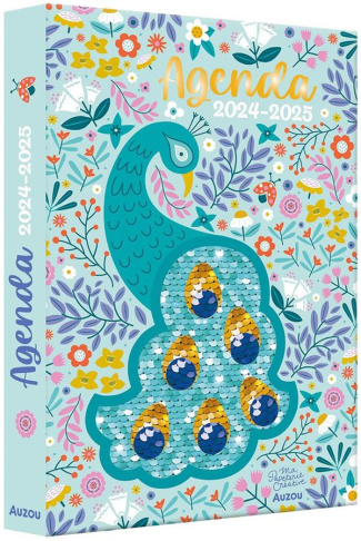 Agenda Sequins. Avec des stickers inclus ! Edition 2024-2025
