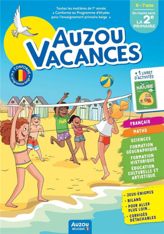 Auzou Vacances. De la 1e primaire à la 2e primaire