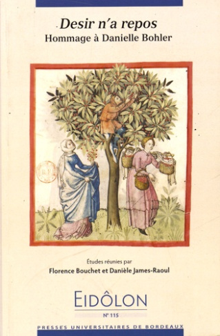 Eidôlon N° 115 : Désir n'a repos. Hommage à Danielle Bohler