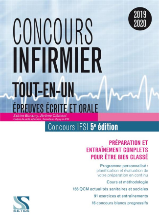 Concours infirmier. Edition 2019-2020