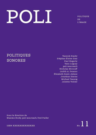 POLI N° 11 : Politiques sonores