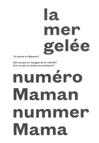 La mer gelée N° Maman