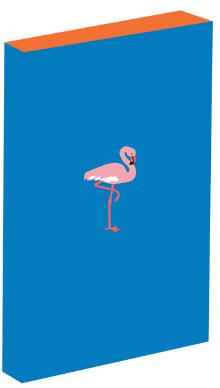 Carnet flamand rose brodé