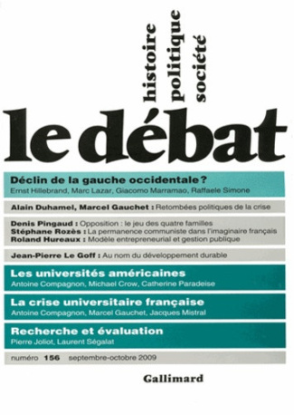 Gauchet_Marcel_Collectif_Lazar_Marc_Marramao_G-Le_D_bat_156_D_clin_de_la_gauche_occidentale_-9782070126774_0