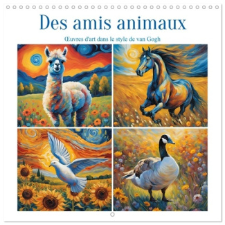 HEILAND_SABINE-AMIS_ANIMAUX_CALENDRIER_MURAL_CARRE_2026_-_UVRES_D_ART_INSPIREES_PAR_UN-9783457724286_0