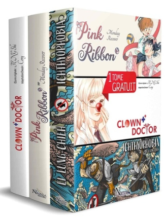 Li_Lung-Chieh-Pack_2_1_One_Shot_-_Taiwan_Josei._Pink_Ribbon_Clown_Doctor_Ichthyophobia_OFFERT-9782494400900_0