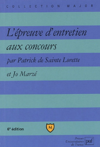 Marze_Joseph_Sainte_Lorette_Patrick_de-L_preuve_d_entretien_aux_concours-9782130547921_0