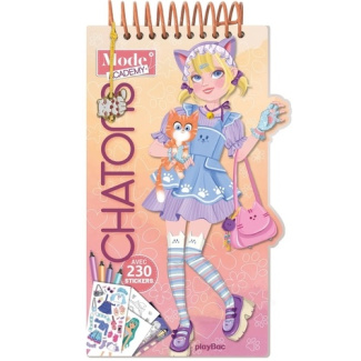 SHIILIA-Carnet_cr_atif_Mode_Academy_Chatons_avec_un_bracelet_._Avec_180_stickers-9791070160138_0