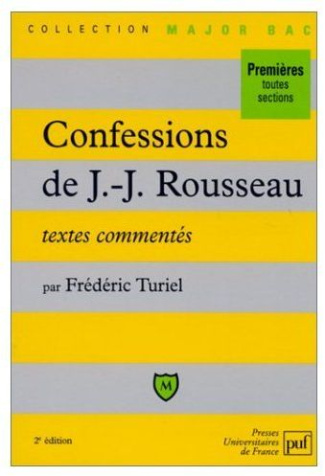 Turiel_Fr_d_ric-Confessions_de_Jean-Jacques_Rousseau_livres_I_IV._Textes_comment_s-9782130487692_0