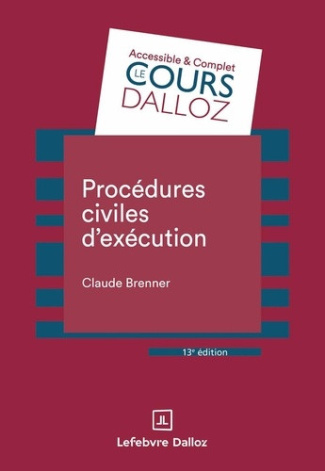 brenner-claude-procedures-civiles-d-execution-13e-ed_0