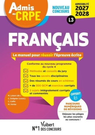 coffin-clarisse-verrier-matthieu-dolignier-cat-admis-au-crpe-2027-2028-francais-epreuve-ecrite-d-admissibilite-l3-toutes-les-cles-de-la-reussi_0