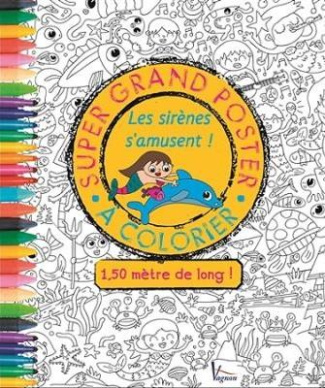 dupont-guillaume-les-sirenes-s-amusent-super-grand-poster-a-colorier_0