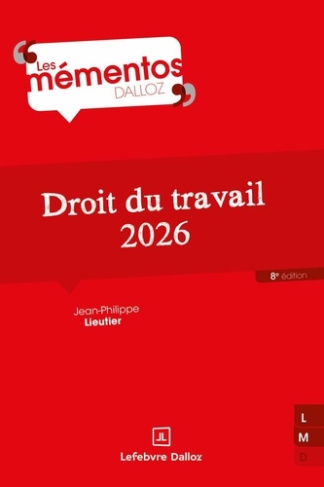 lieutier-coeuret-droit-du-travail-2026-8e-ed_0