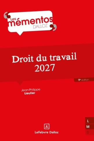 lieutier-coeuret-droit-du-travail-2027-9e-ed_0