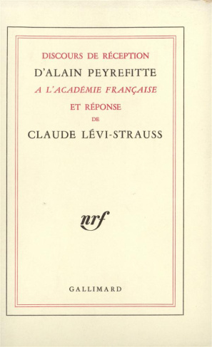 peyrefitte-alain-discours-de-reception-a-l-academie-francaise-et-reponse-de-claude-levi-strauss_0