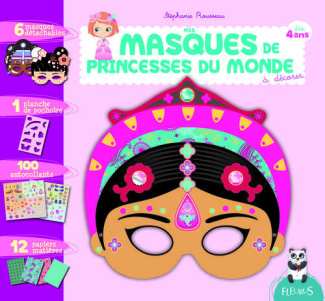 rousseau-stephanie-mes-masques-de-princesses-du-monde-a-decorer-6-masques-detachables-1-planche-de-pochoirs-100-aut_0